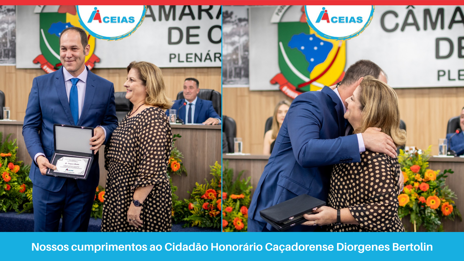 Entrega da Placa de Cidadão Honorário